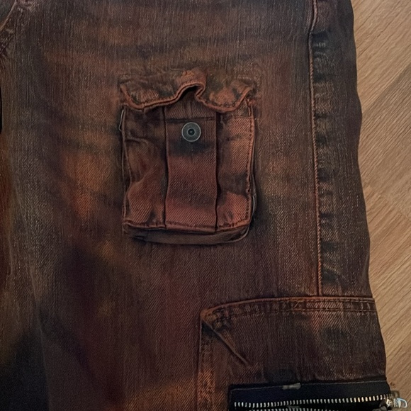 Urban outfitters cargo jeans in red - Picture 2 of 7